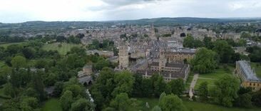 Magdalen College from Above